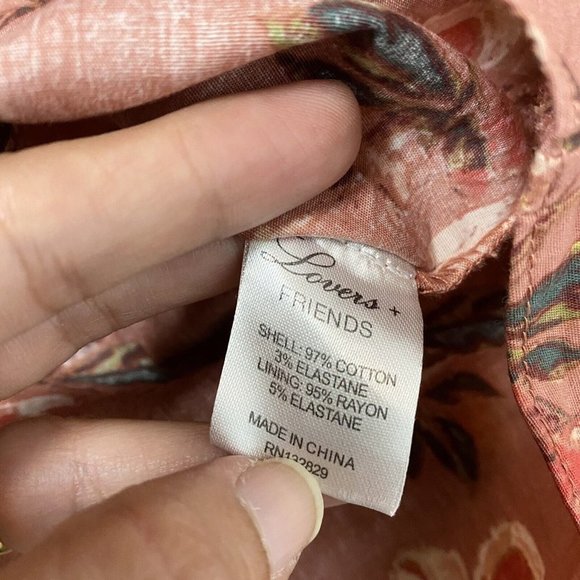 Lovers + Friends Rayna Top Floral Size Small Off The Shoulder Taylor Swift​ - Picture 5 of 7